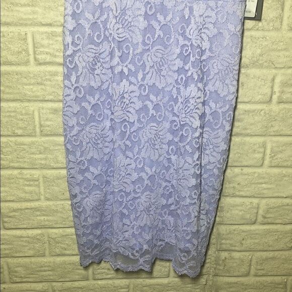 NWT MSRP $149 Marina Short Puff Sleeve Lace Dress Women's Size 8 - Picture 6 of 8